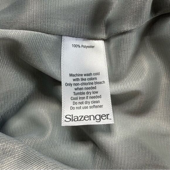 Slazenger Golf Men’s Tech Bomber Jacket Grey Hi Rise 1/2 Zip Sz XXL NWT - Picture 12 of 14